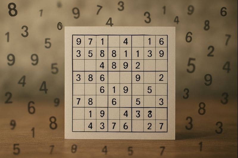 Sudoku speed strategy, highlighting numbers on the board